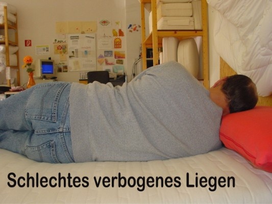 schlechtes verborgenes Liegen