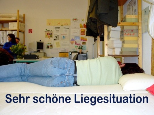 schöne gute Liegesituation