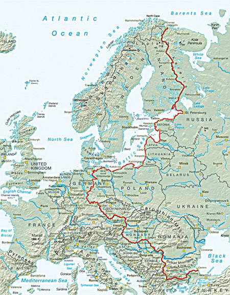 Der Iron Curtain Trail verläuft über 7.000 Kilometer quer durch Europa