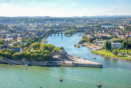 Das Deutsche Eck bei Koblenz