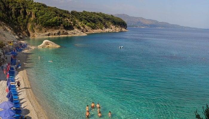 Strand in Albanien